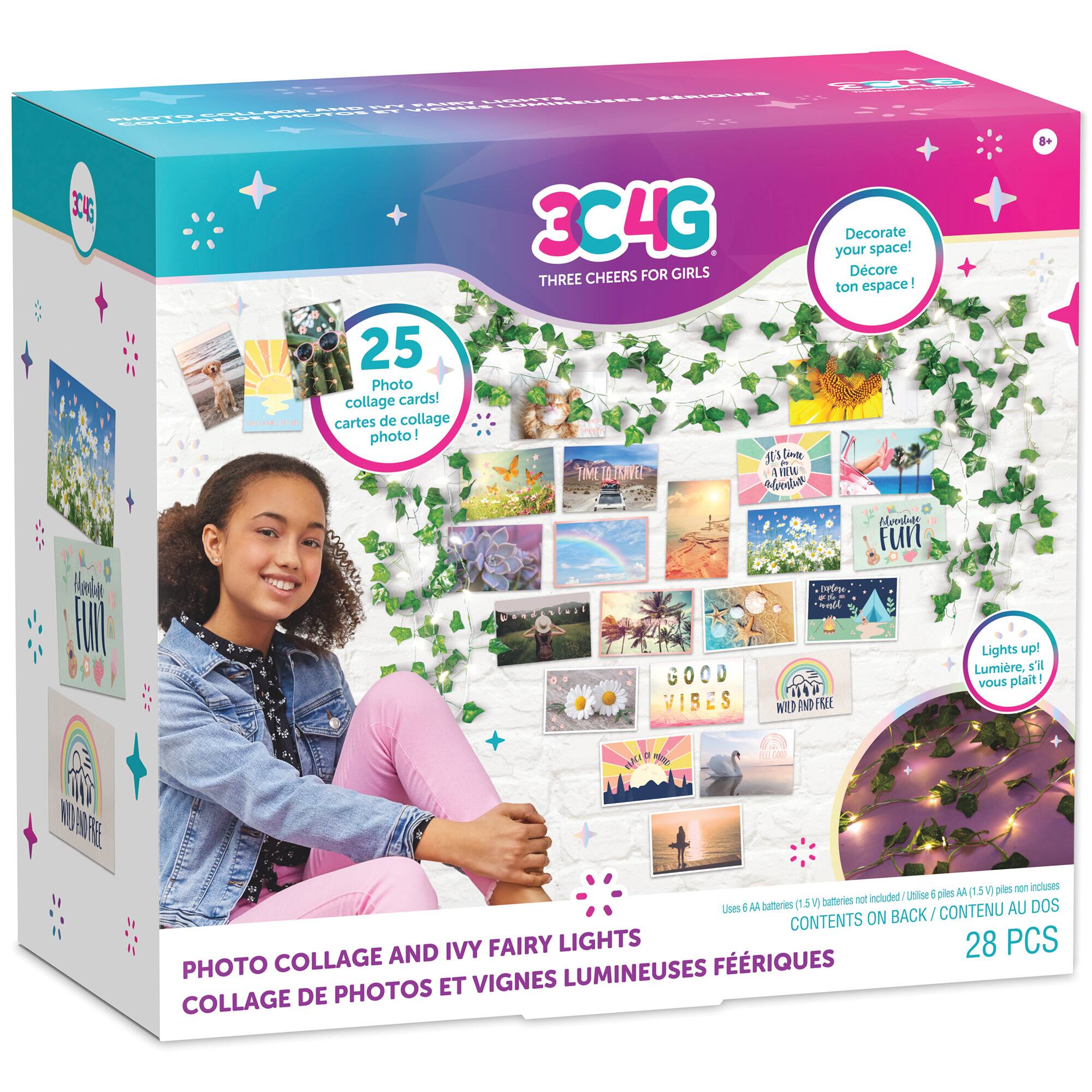 Make It Real™ 3C4G Photo Collage & Ivy Fairy Lights Kit